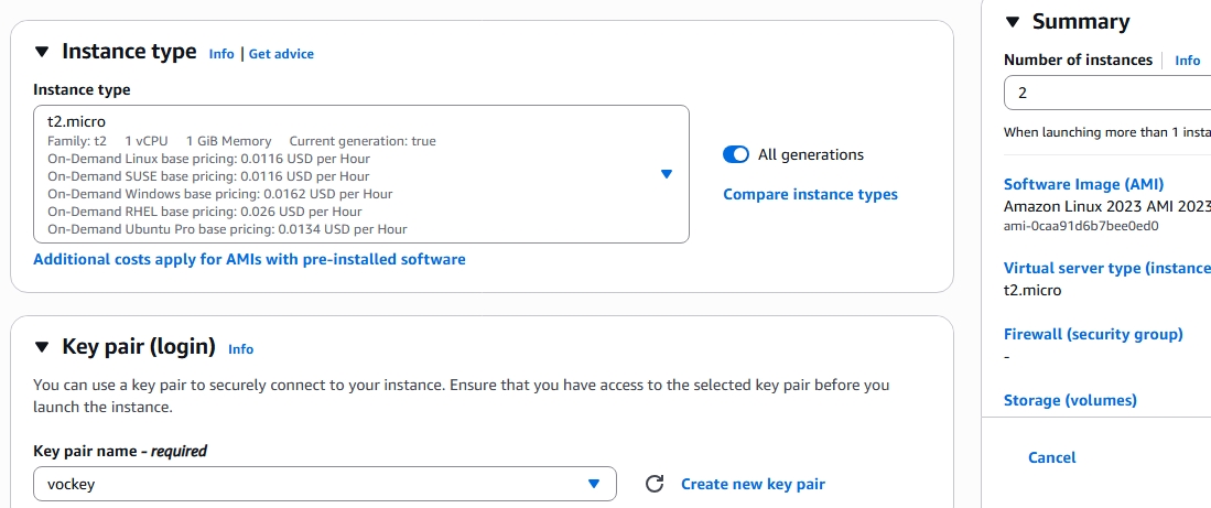 EC2 Instance Type Selection