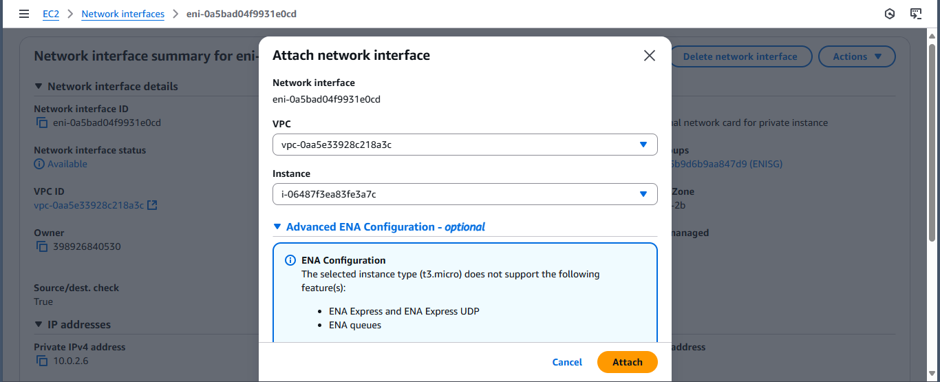 EC2 Network Settings