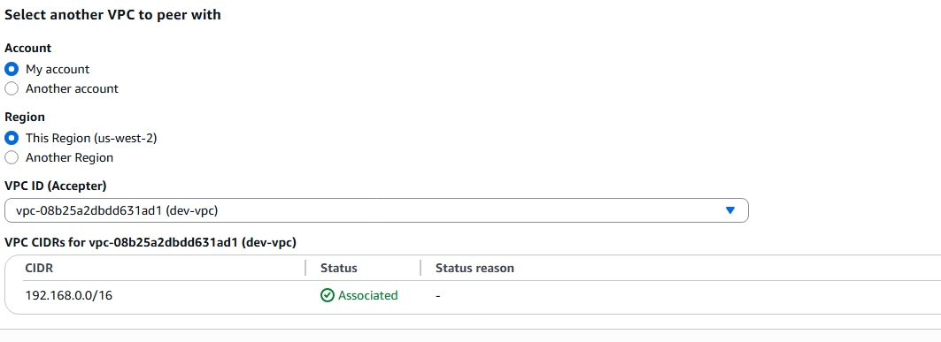 vpc peering accepter